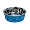 Bella Loving Pets Bella Blue Fish Skeleton Stainless Steel 1 cups Pet Bowl For Cat 7750 - alternate 1